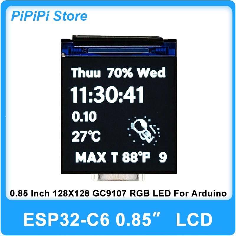 Esp32 C6 - ESP32 C6 0,85 inch 128x128 IPS