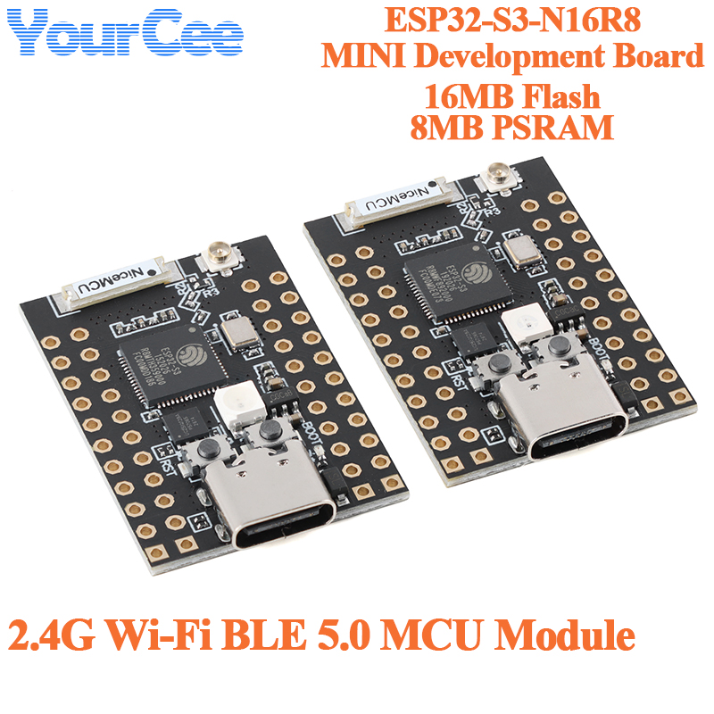 Espressif Esp32 - 10 stuks/1 stuk ESP32-S3-N16R8 MINI ontwikkelbord,