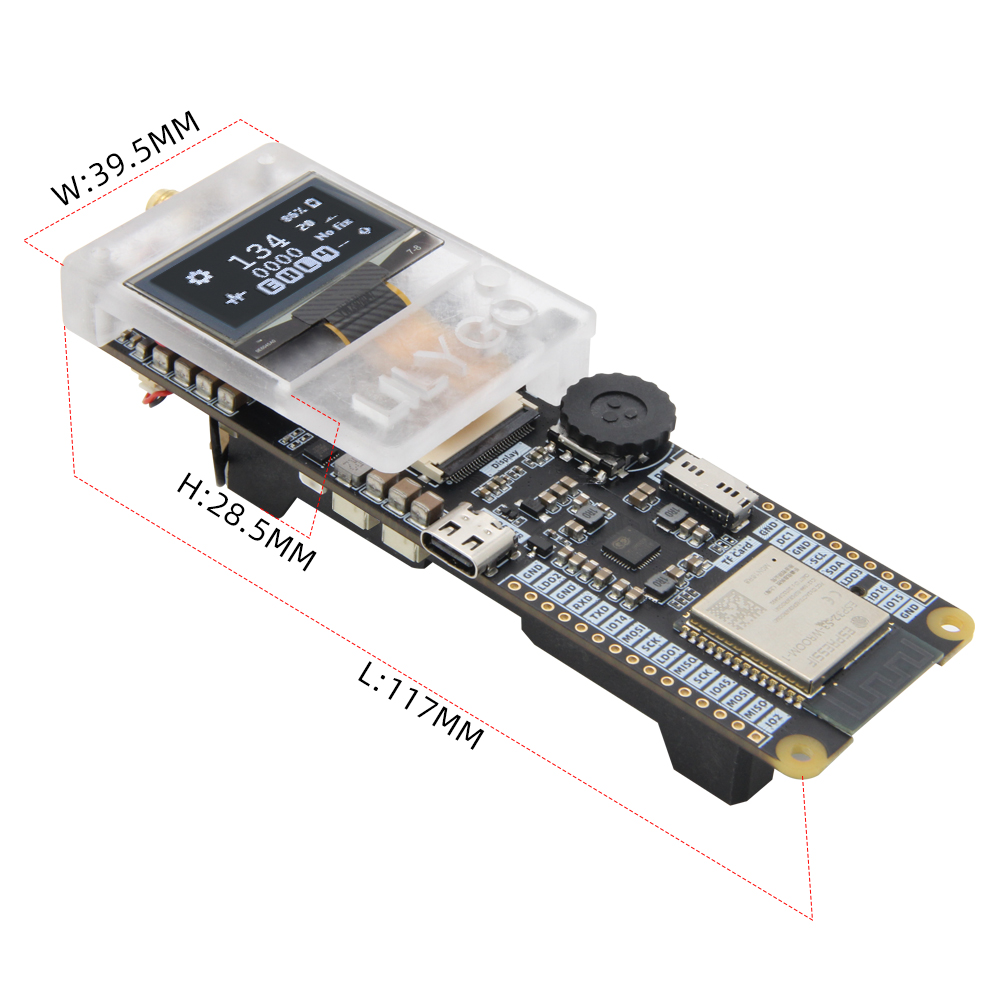 Esp32 S3 - T-TWR Plus OpenEdition ESP32-S3 Geïntegreerde Development