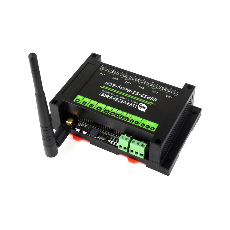 Esp32 Wifi Bluetooth Module - Industriële 6-kanaals relaismodule met ESP32-S3, ondersteunt