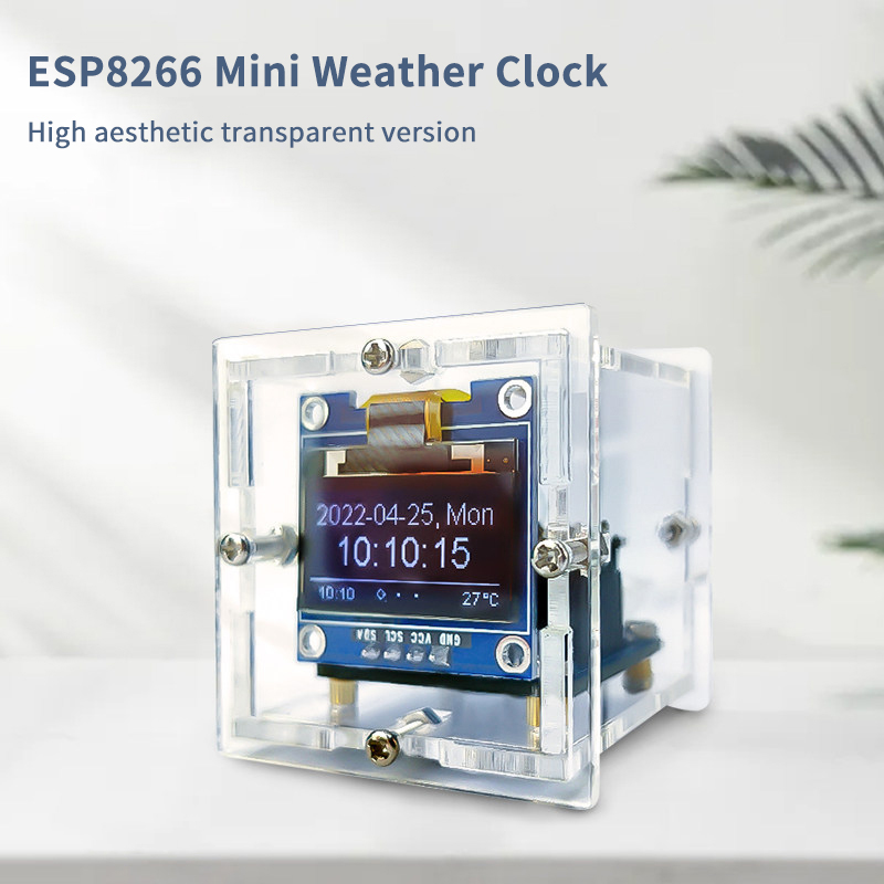ESP8266 Mini Weerklok Kit DIY  - Esp8266 recensie en prijs