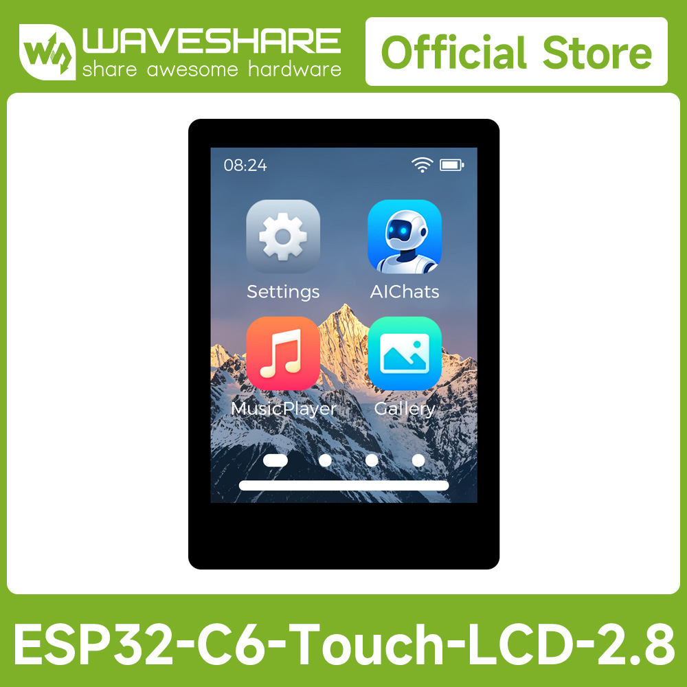 Waveshare ESP32-C6 2,8 inch IP - Esp32 C6 recensie en prijs
