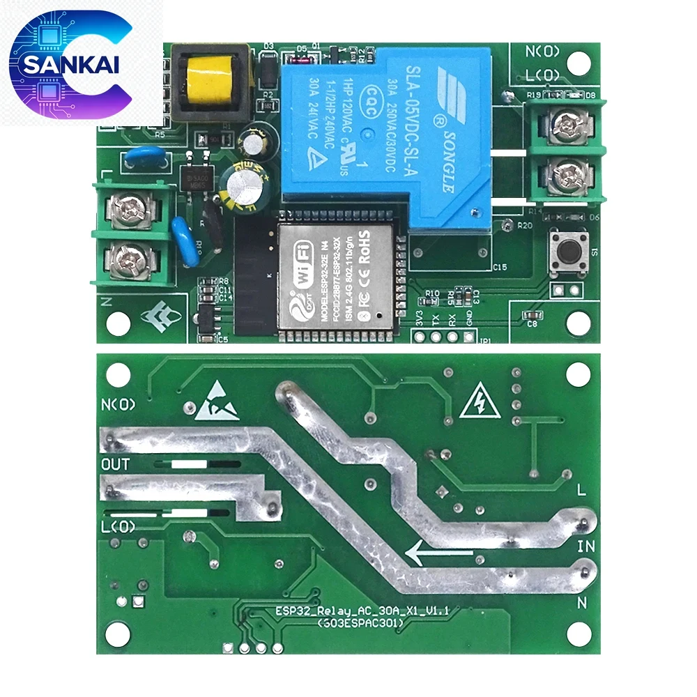 ESP32 AC 220V 1-kanaals 30A re - Espressif Esp32 recensie en prijs