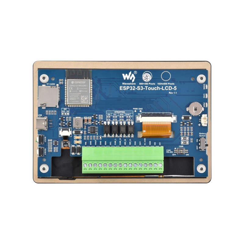 Waveshare ESP32-S3-Touch-LCD-5 - Esp32 S3 recensie en prijs