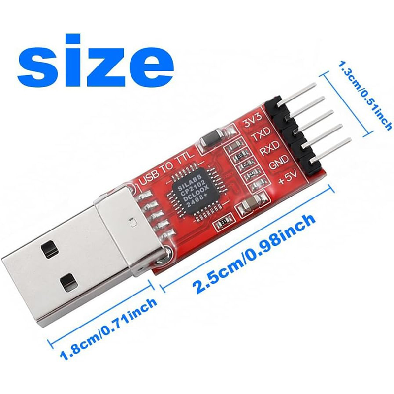 CP2102 USB-naar-TTL-serieel ad - Esp8266 recensie en prijs